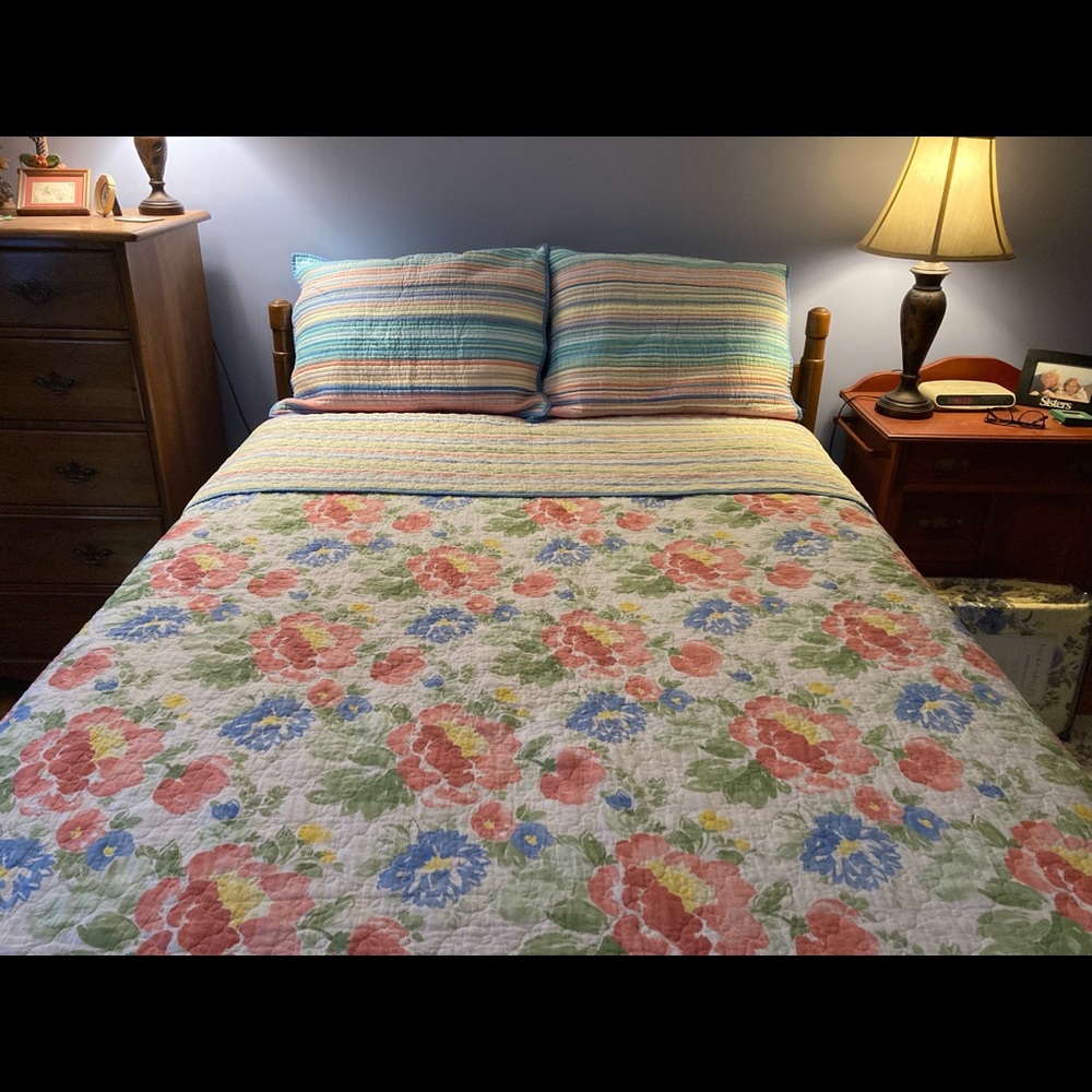 Martha Stewart Collection King size reversible quilt.
